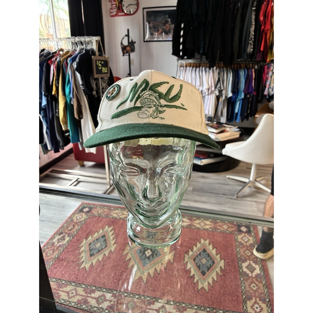 Vintage Signature Sportswear MSU Michigan State University Spartans Snapback